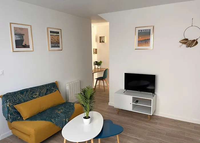 Appartamento Cosy Avec Terrasse, Proche Chantiers Et Airbus Saint-Nazaire (Loire-Atlantique)